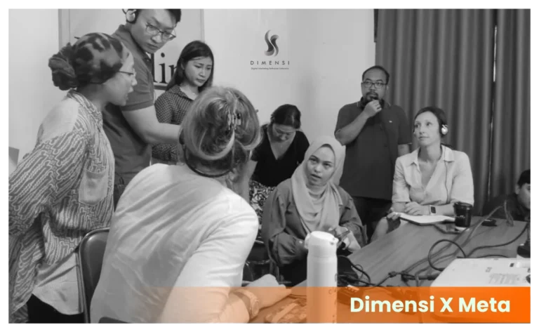 Kunjungan tim Meta ke kantor Dimensi