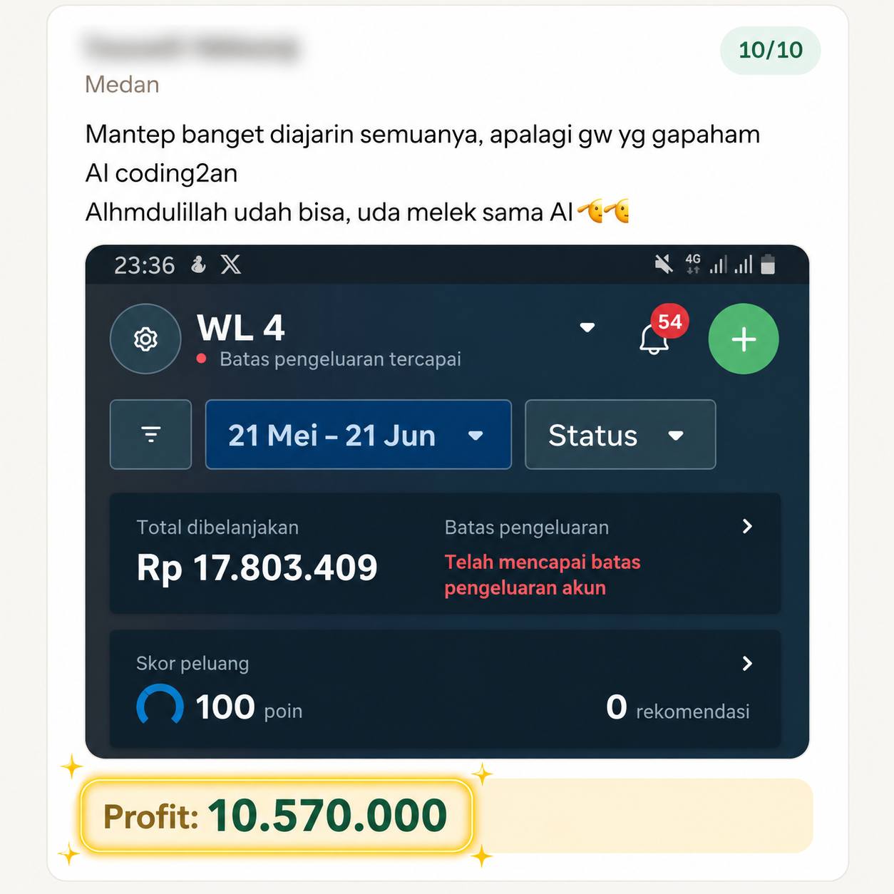 Testimoni peserta Batch 27